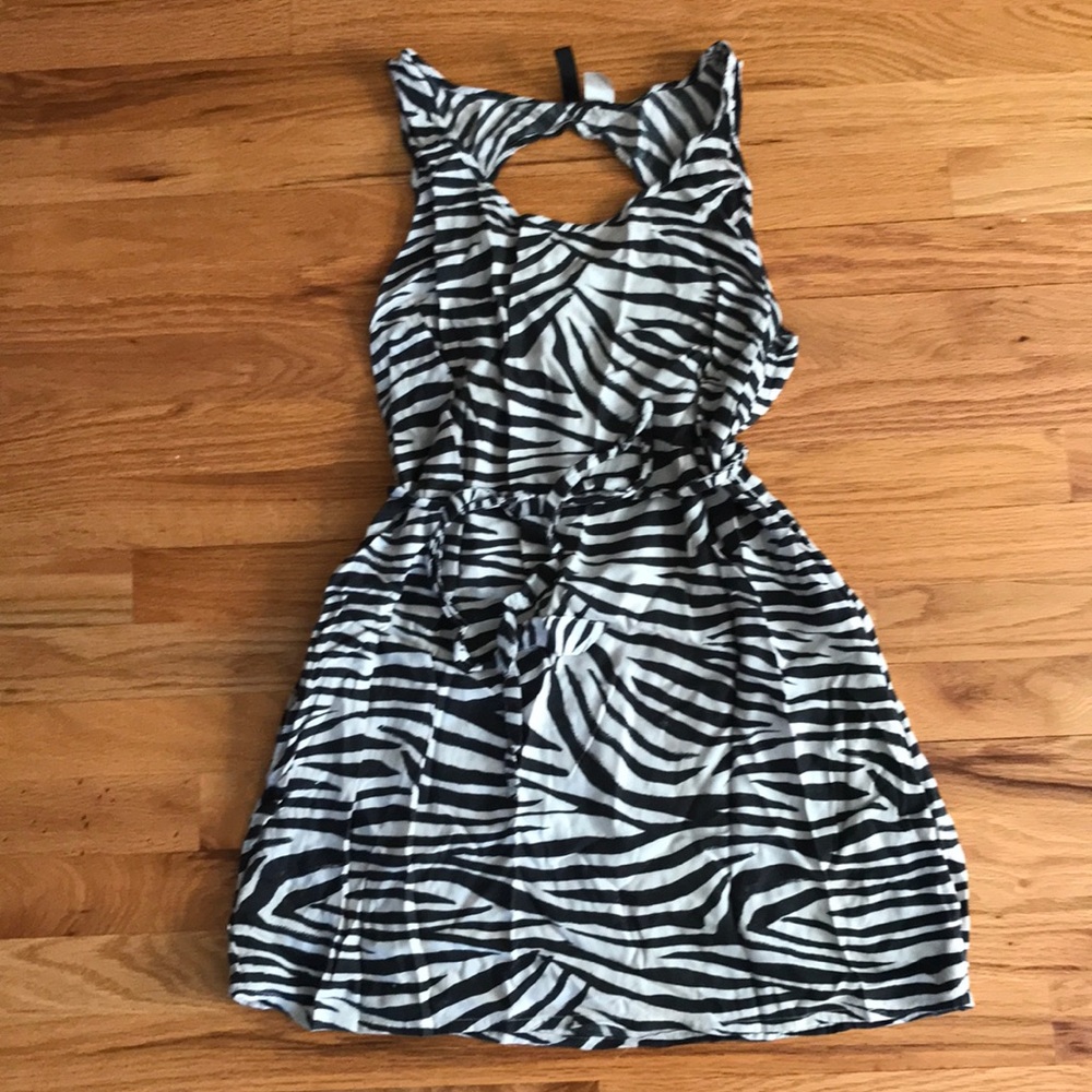 Zebra print dress
